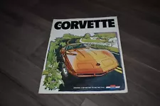 1974 Chevy Corvette sales brochure