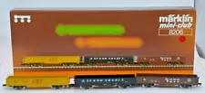 Z Scale Marklin 8206 Regional US 3 Car Freight Gondola Train Set Original Box