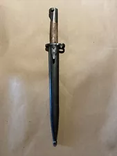 Yugo M48 Mauser bayonet & scabbard, K98 Mauser, M98 Mauser