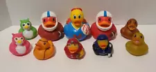 Rubber Ducky Lot of 10 Sport Theme For Cruise Ship Trip Jeep