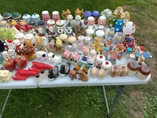 VINTAGE SALT & PEPPER SHAKERS COLLECTION MIXED LOT, ESTATE FIND 80 PAIRS