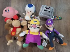 Super Mario All star Collection Plushies Lot