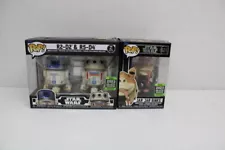 Funko Pop! Vinyl Star Wars R2-D2 & R5-D4 Funko Web & Jar Jar Binks 2 Pack