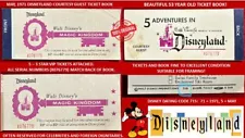 1971 Disneyland A - E TICKET 3 Star COURTESY GUEST TICKET BOOK Disney SALE! C8