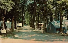 Vintage Postcard Tuckahoe Acres Camping Resort Dagsboro DE 1972