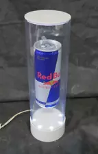 Red Bull Energy Drink LED Light Up Can Display Lamp Works Good! 11 inch Tall