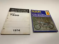 Haynes Service Manual OEM Parts Book Catalog Manual for 1968-74 Suzuki T500