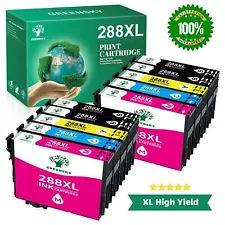 288XL Ink replacement for Epson 288XL Expression home XP-340 XP-434 Printer Lot