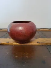 Hammered Copper Vase Bowl