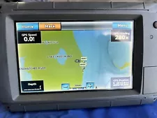 New ListingGARMIN GPSMAP 740S GPS Chart Plotter Fish Finder Weather cove And Power Cable