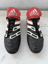 Adidas Predator Accelerator Red Black Classic Football Cleats Boots US11 Zidane