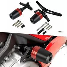 Red Frame Slider Crash Protector For Ducati 1299 Panigale /S 2015-2017 959 1199 (For: More than one vehicle)