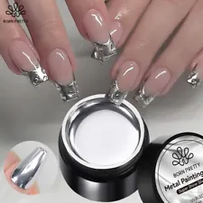 BORN PRETTY Metallic Painting Gel Polish for Nail Art Mirror Soak Off Gel Nail