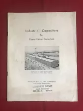 Sprague specialties industrial capacitors for power factor correction equipment￼