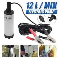 12V Mini Refueling Submersible Diesel Electric Fuel Water Oil Transfer Drum Pump