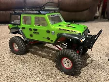 Clean RTR 1/10 4wd Rock Crawler. Carbon Fiber.Aluminum Axles and Components.