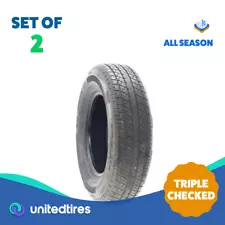 Set of (2) Driven Once ST 205/75R15 Rainier ST 101/97M C - 7.5/32