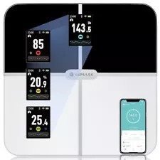 Scales for Body Weight and Fat LEPULSE Smart WiFi 16 Body Analyzer Rechargeable