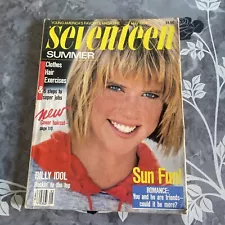 Vintage 1980s Seventeen Magazin May 1984 Teen Fashion Billy Idol Summer Fun