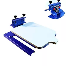 1 Color Screen Printing Machine Two Directions Head-Shaking T-shirt DIY Tool