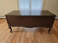 Executive custom made wooden study desk. Size 67 X 31 X 31 PICKUP ONLY