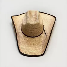 Resistol Self Comforting Western Mens Genuine Mexican Palm Cowboy Hat 7 1/4 USA