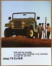 JEEP CJ-5/6 USA Sales Brochure 1975 #JIC 7551English