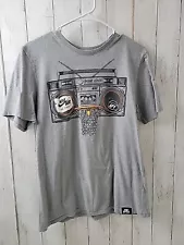 Nike Air Force 1 Men's Grey T-Shirt Size Medium Stereo Boombox Retro