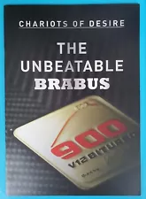 Brabus brochure "THE UNATABLE BRABUS" Mercedes-Benz tuning (mint condition)