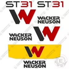 Fits Wacker Neuson ST31 Decal Kit Skid Steer - 7 YEAR OUTDOOR 3M VINYL!