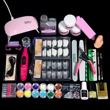 12 Glitter Powder Acrylic Nail Kit for Beginners with Everything Professional