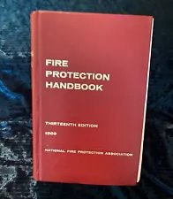 FOR SALE: National Fire Protection Handbook1969-- Historical FIRST ED. WAS 1896