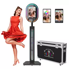 Mirror Photo Booth15.6" Touch Screen Window System for Christmas Wedding Party