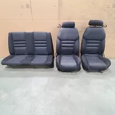 94-98 Mustang Gt Convertible Seats Front Rear Set Fabric Cloth AA7192