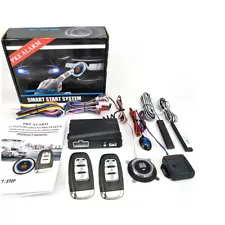 PKE Keyless Entry Alarm System Kit Car Engine Remote One-button Start Anti-theft (For: Excalibur)