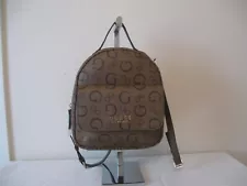 NWT GUESS MAXINA COCOA MD BACKPACK BAG . .Authentic!!!