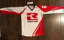 Redline BMX Flight Jersey Youth Medium BMX dk X Bike Race Jersey Long Sleeve