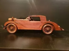 WOODEN 1935 AUBURN 851 SC ROADSTER HAND CRAFTED MODEL CAR DETAILED 15 IN.