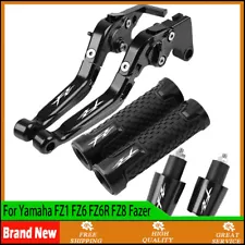 For Yamaha FZ1 FZ6 FZ6R FZ8 Fazer Handle Grips Cap Brake Clutch Levers Mirrors (For: 2003 Yamaha FZ1)