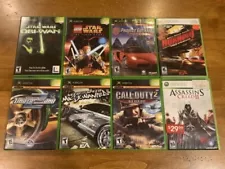 Xbox Video Game Lot - 8 Games (Star Wars, Need For Speed, Call Of Duty, More)!