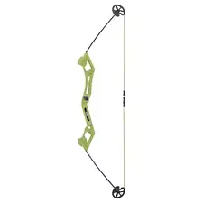 Bear Archery Valiant Bow Set for Youth, Right Hand, Flo Green