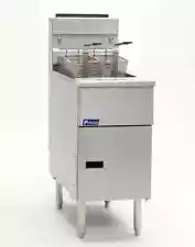 Pitco SG14-S Pitco Solstice 50lb Stainless Steel Deep Fryer