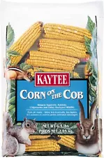 Kaytee Corn On The Cob Food For Wild Squirrels, Rabbits, Chipmunks and Other Bac