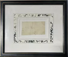 Framed Rudyard Kipling, Autograph Signature Estate Sale Find