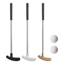 Mini Golf 2-Way Putter Zinc Alloy Head Golf Clubs Stainless Steel Shaft TPR Grip