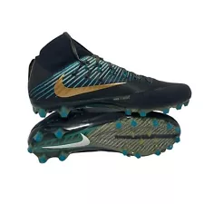 Nike Vapor Untouchable 2 PF Black/Blue/Gold Football Cleats