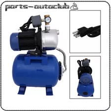 1 Year Warranty 1HP Shallow Well Jet Water Pump with Tank for Farms 3420 RPM