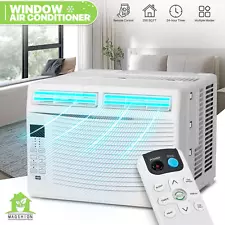 6000 BTU 11.5 CEER Window Air Conditioner Auto Restart Dehumidifier AC w/Remote