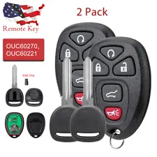 2 For GMC Acadia 2009 2010 2011 2012 2013 2014 2015 2016 2017 Key Fob + Remote