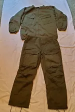 Military Mopp Chemical Protection Suit Jacket And Pants Size Medium